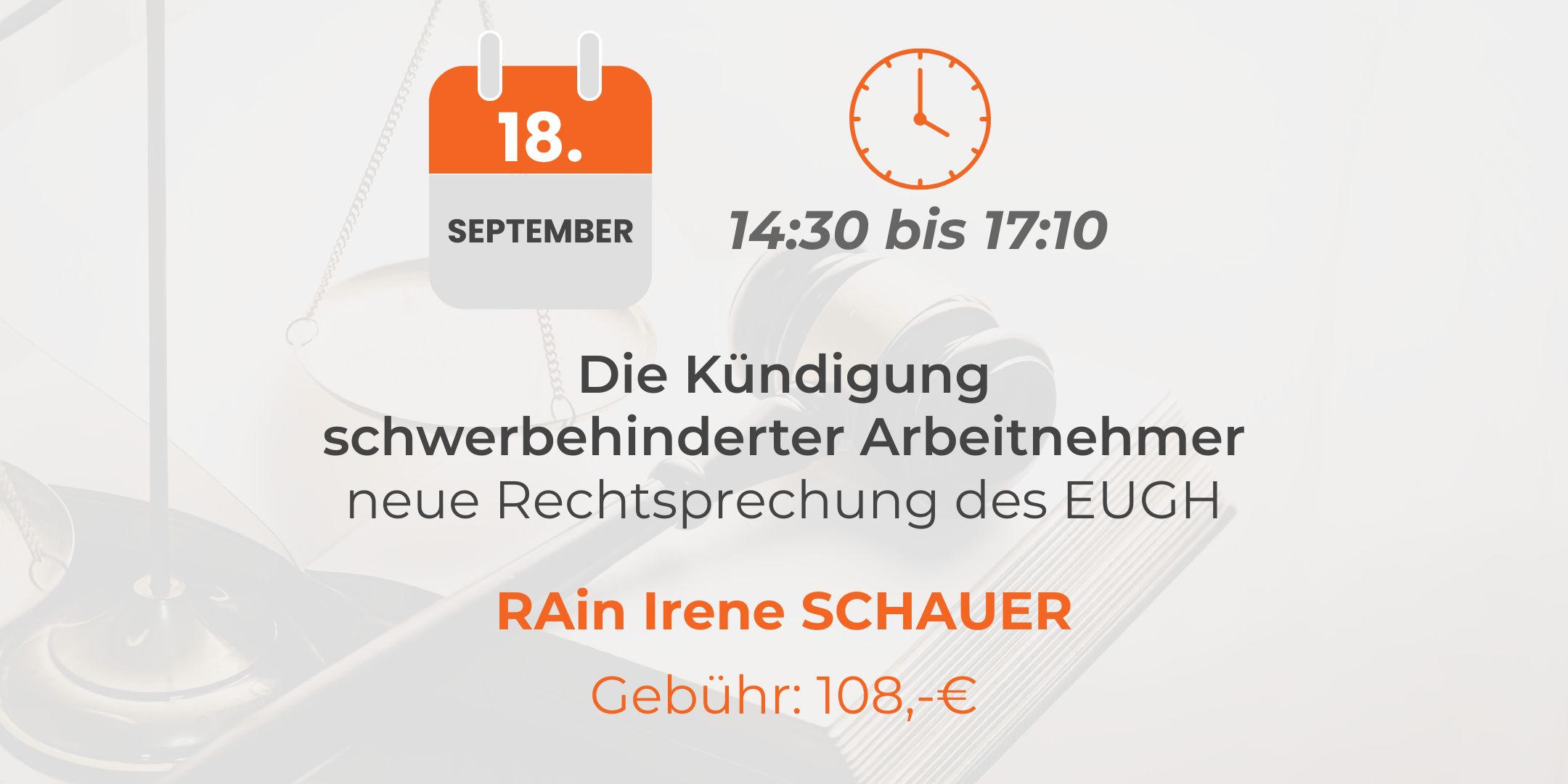 Webinar: Kündigung schwerbehinderter Arbeitnehmer