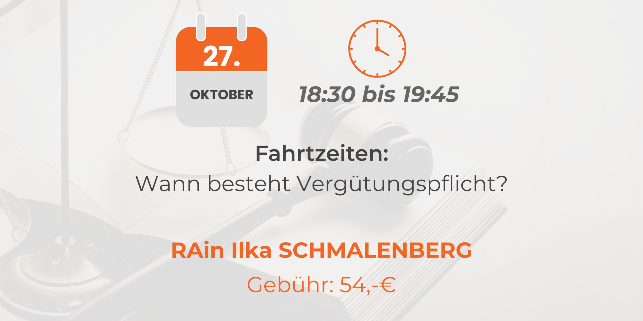 Webinar: Fahrtzeiten im Arbeitsrecht: Wann besteht Vergütungspflicht?