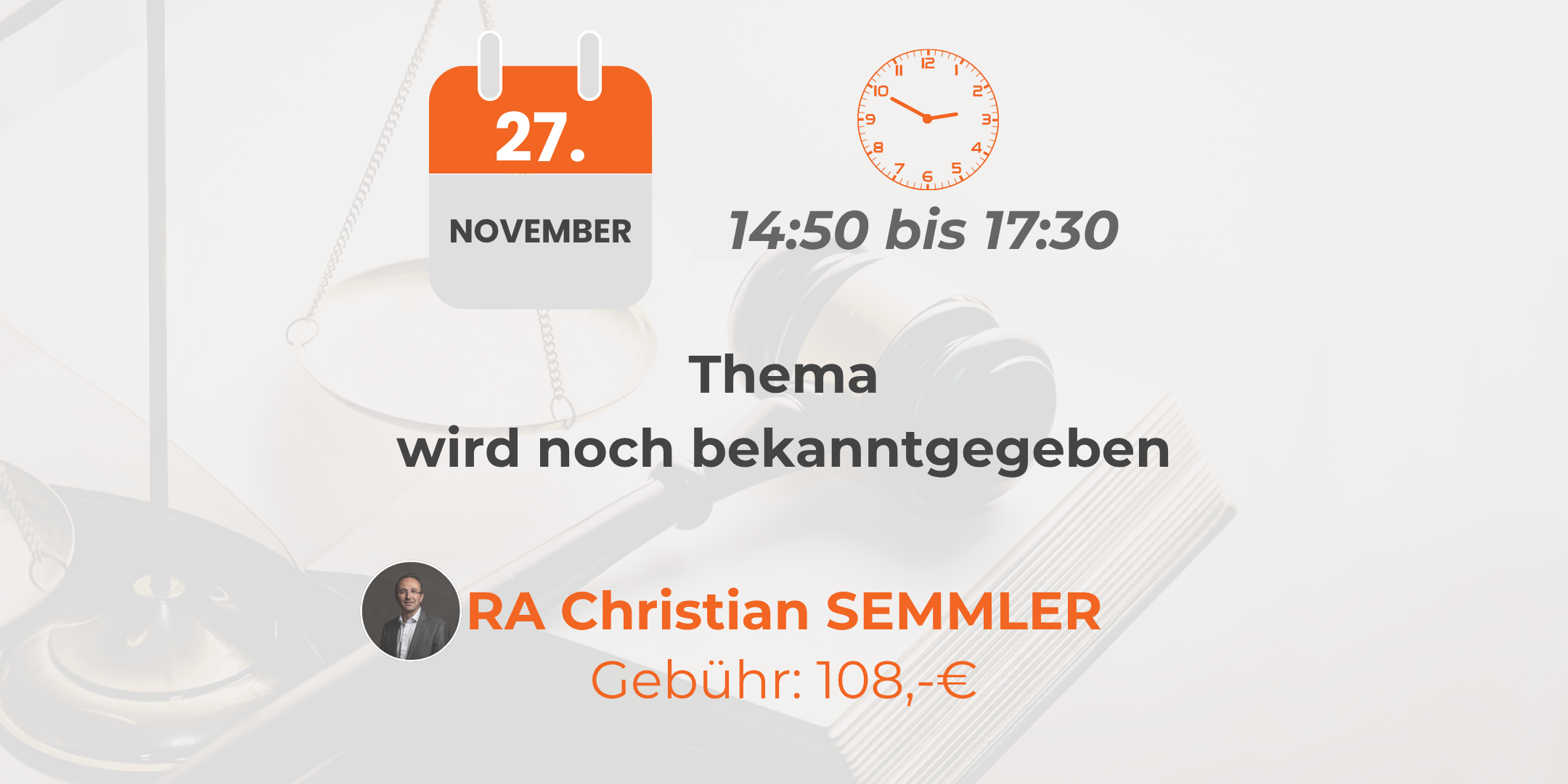 Seminar: Aktuelles Arbeitsrecht: Kompaktes Praxis-Webinar zu neuen Entwicklungen